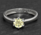 Preview: Brillant Ring 585 Gold; 0,71ct, zart gelb & Si1-2